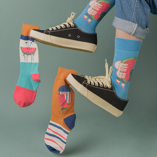 MULTI COLOR SET SOCKS - tiffysocks